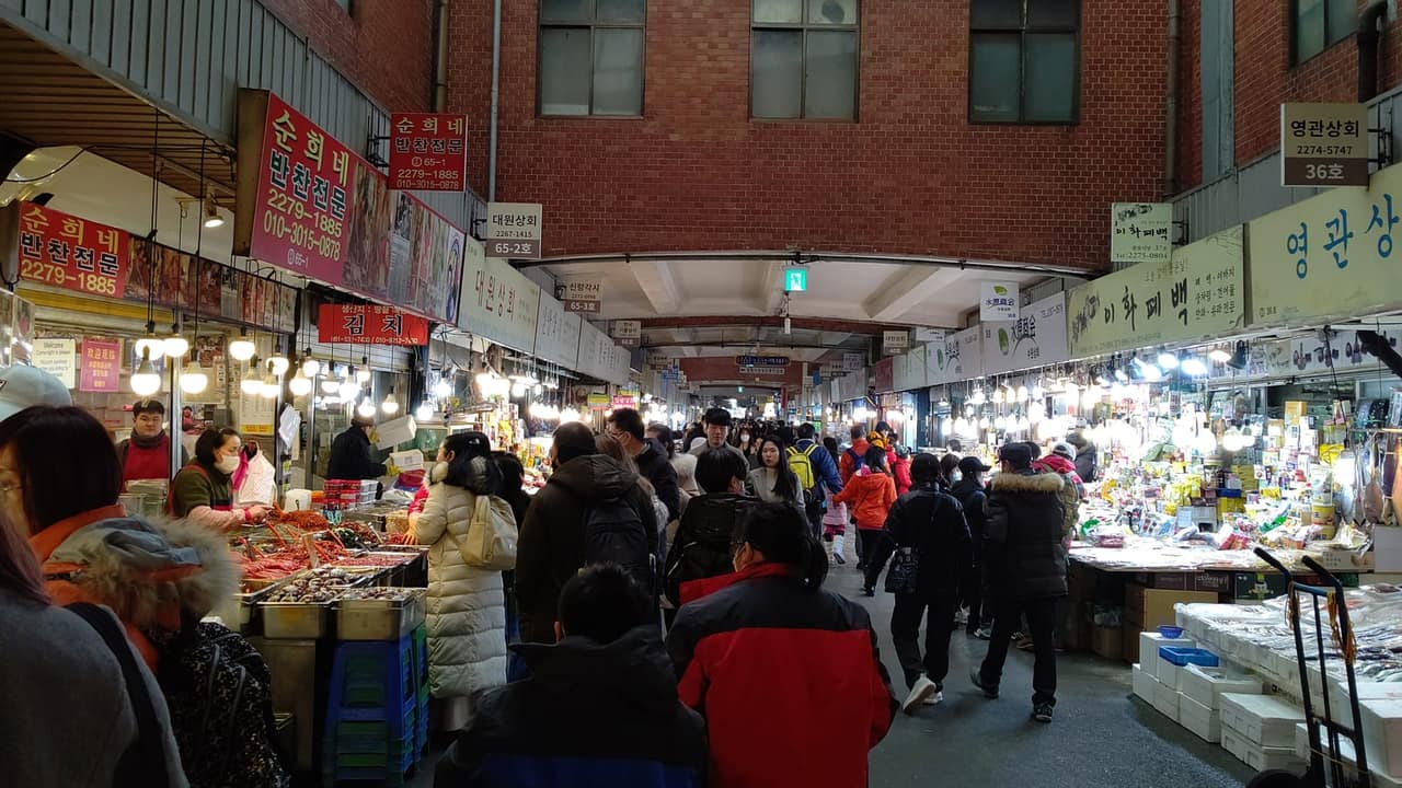 Gwangjang Market in Seoul