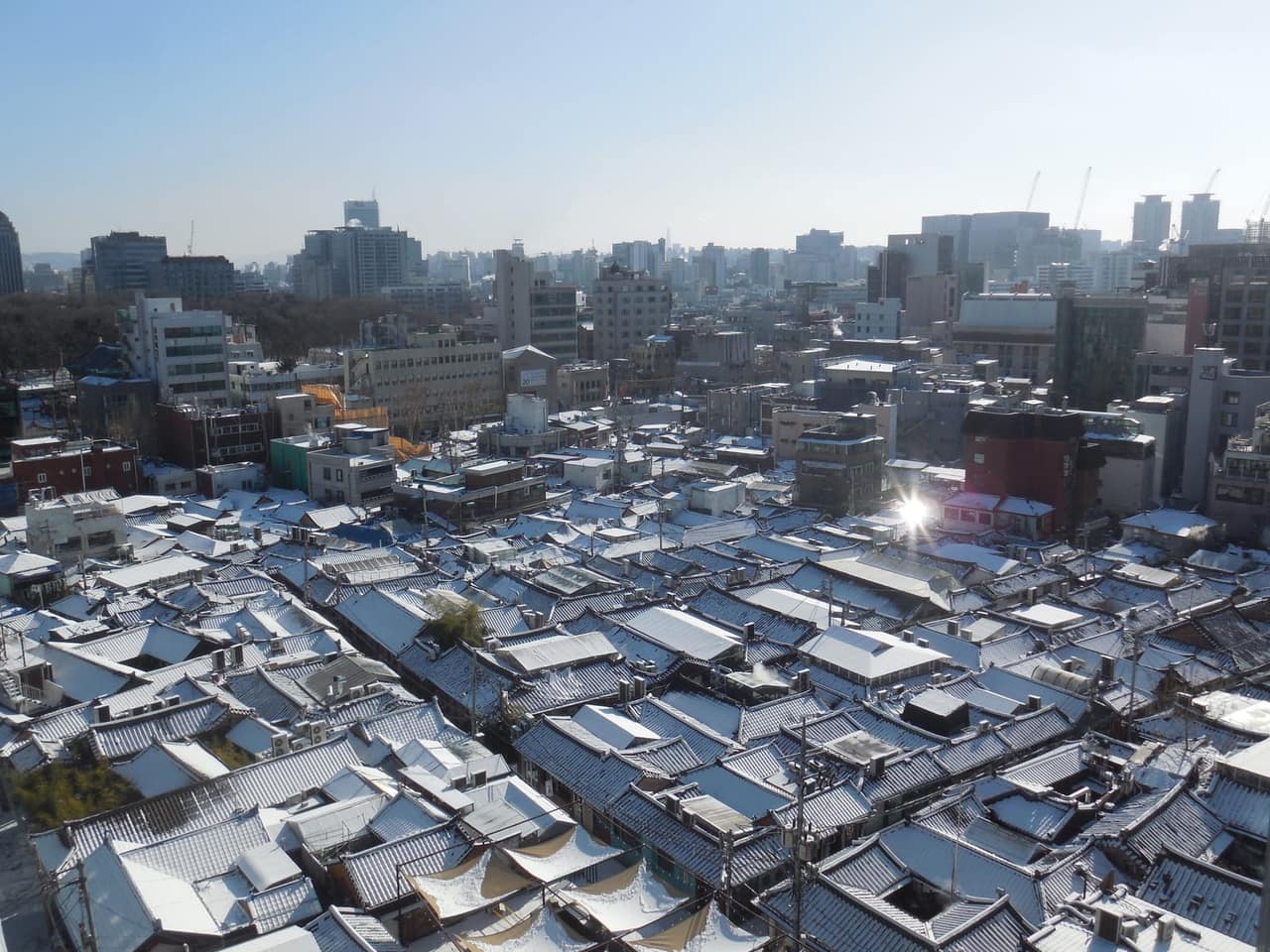 View of Ikseon-dong from the Jongno tax office